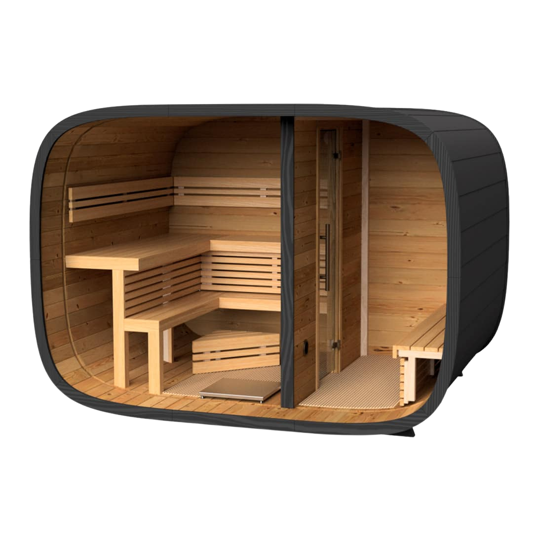 Leil Round Cube Double Sauna