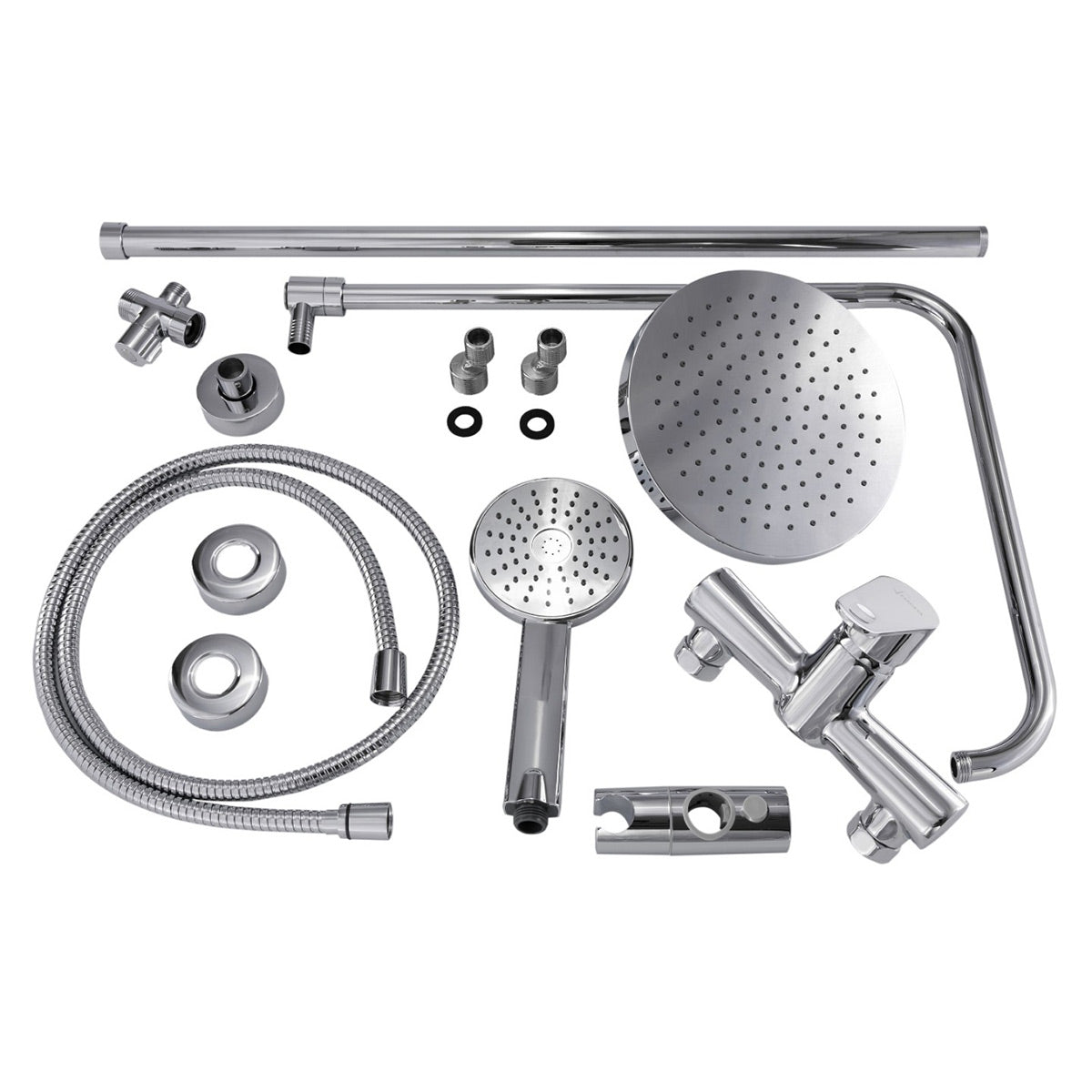 SaunaLife R3 Rain Series Outdoor Barrel Shower Kit