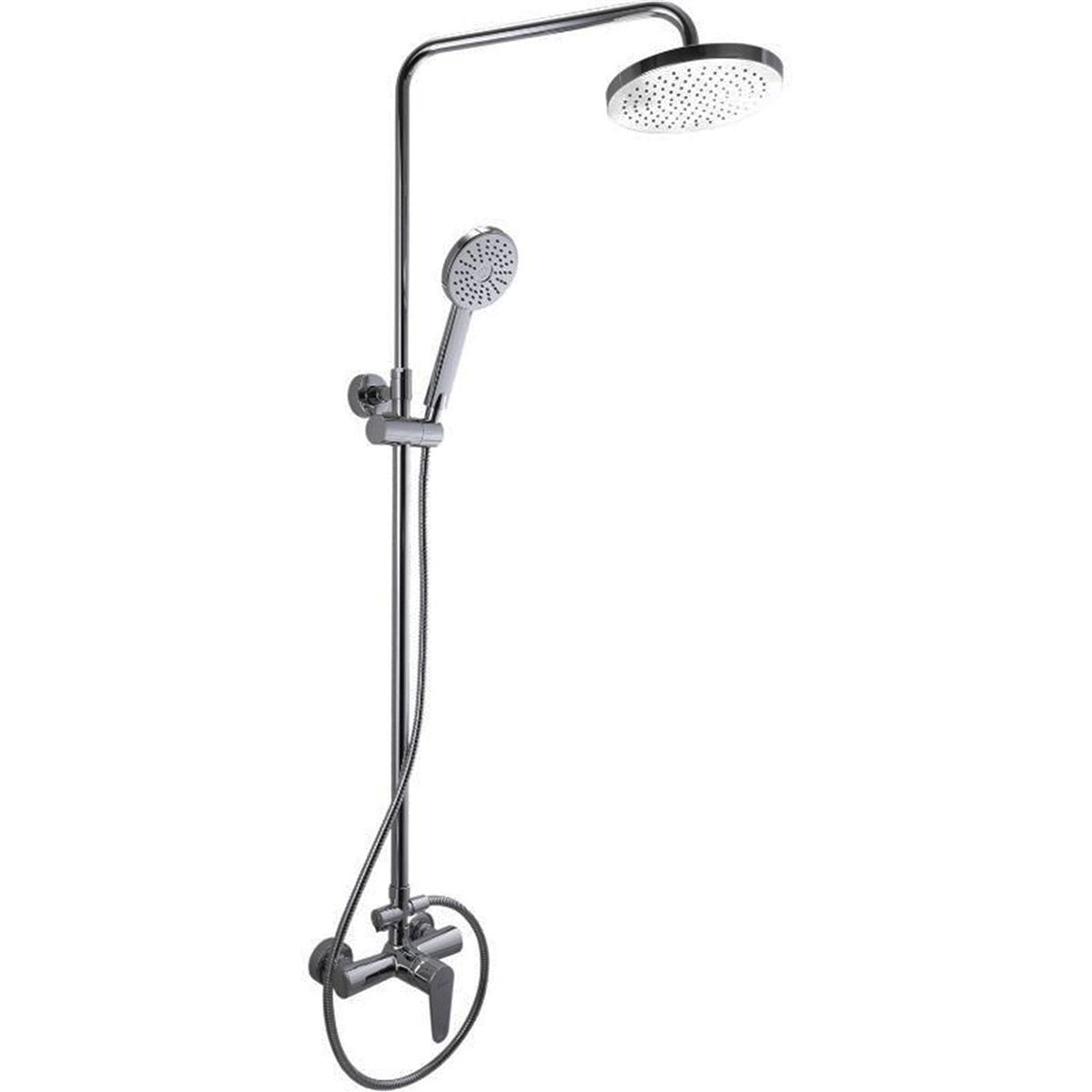 SaunaLife R3 Rain Series Outdoor Barrel Shower Kit