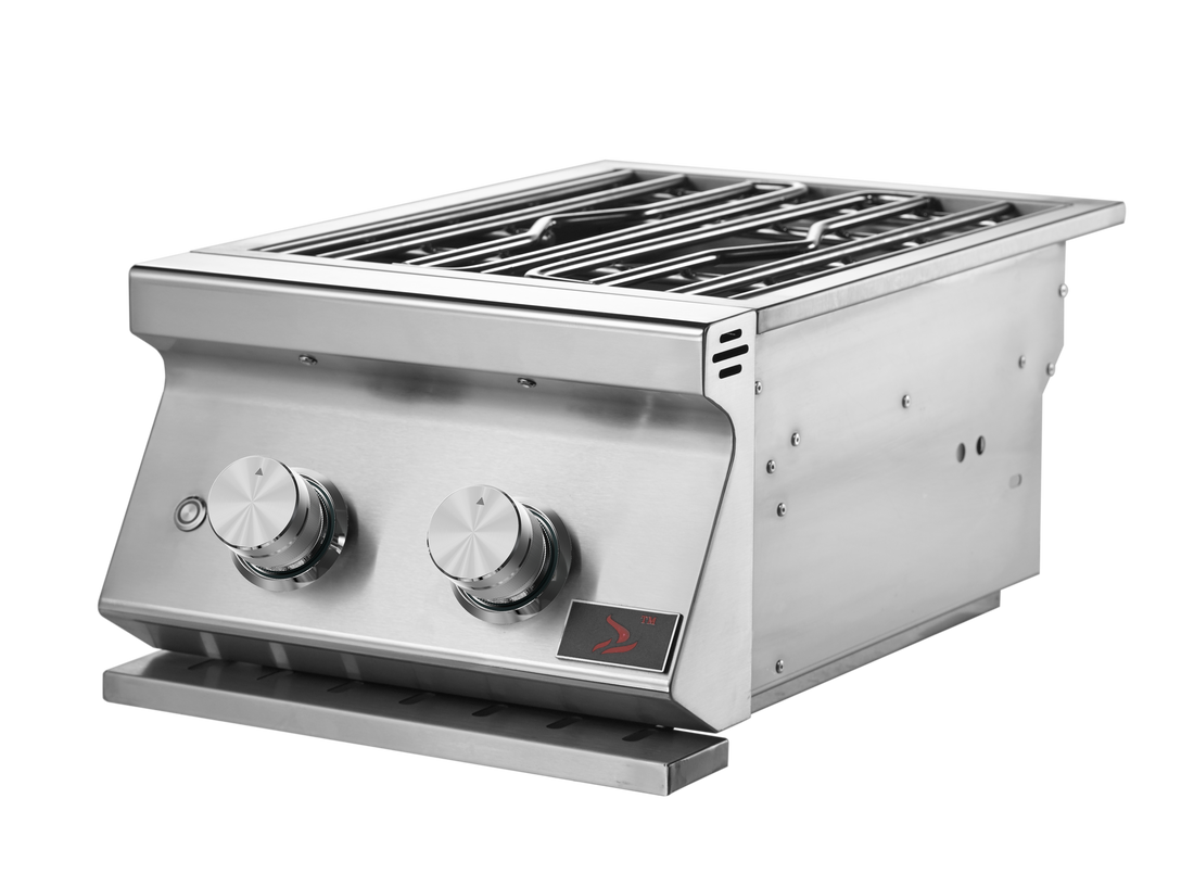 Whistler Power Burner for 3- and 4-Burner Grills | CBAPB: Power burner with the lid removed