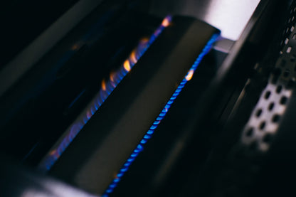 Whistler CBB3-LP/NG — cast stainless-steel burner detail