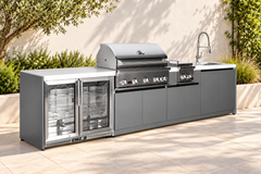 Whistler Stainless 5-Burner Complete Outdoor Kitchen | CBB500 4-Module Set